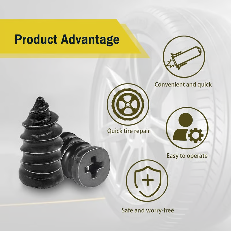🎁Last Day Promotion 49% OFF✨ -60PCS Tire Repair Rubber Nails Kit