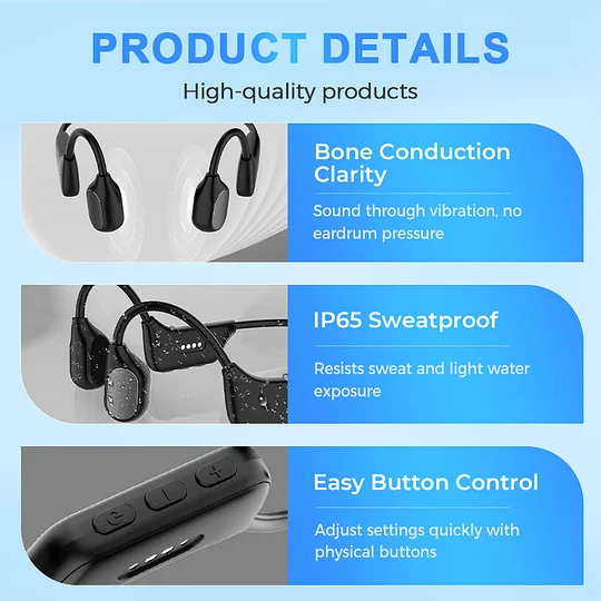 💥Feel the Joy.💖 💥 LIMITED TIME OFFER!🔥Bone Conduction Smart – Patented Transducer, Best Bone Conduction ✅made in the USA✅🔥Limited stock available!🔥