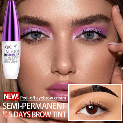 Peel-off brow gel for longer wear 🎁