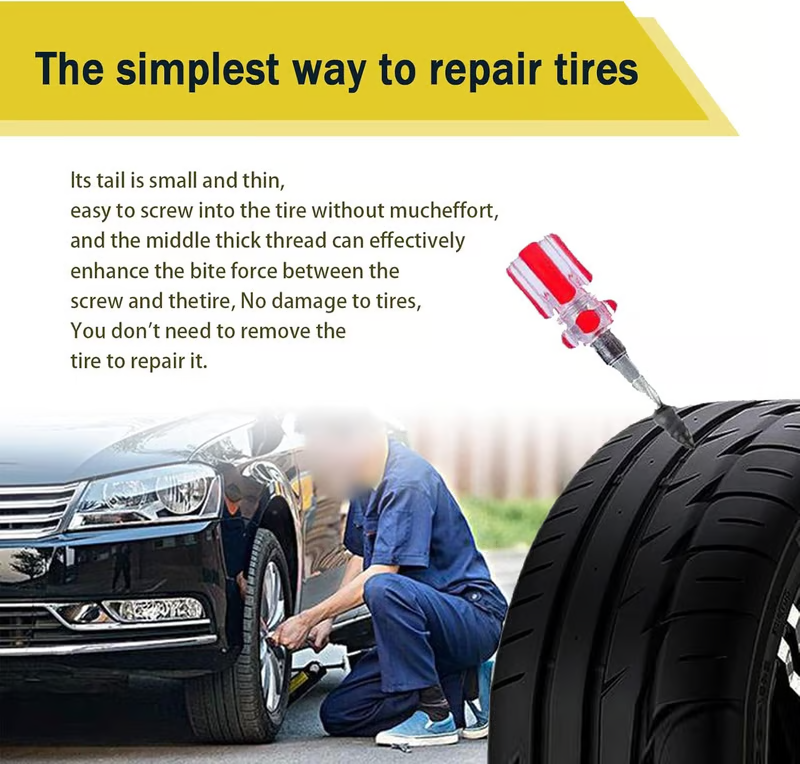 🎁Last Day Promotion 49% OFF✨ -60PCS Tire Repair Rubber Nails Kit